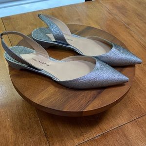 Vintage sparkly Paul Andrew slip-ons. Handmade in Italy.